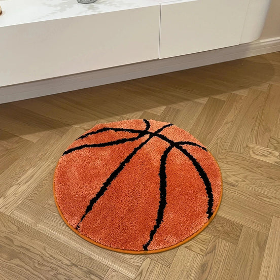 Getufteter Teppich mit Basketball-Motiv