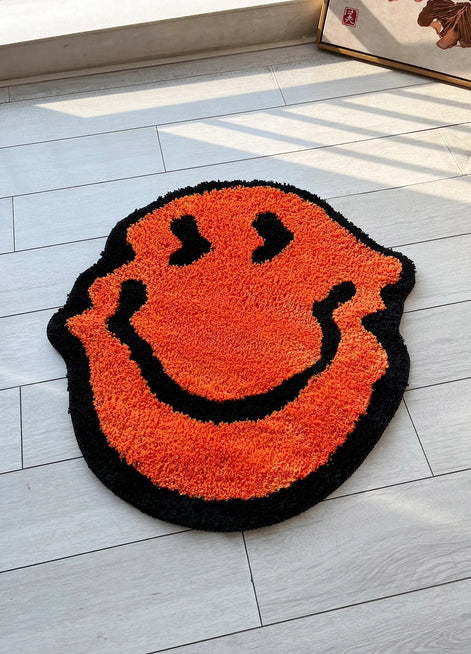 Getufteter Teppich mit Smiley-Design