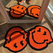 Getufteter Teppich mit Smiley-Design