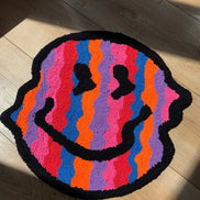 Getufteter Teppich mit Smiley-Design