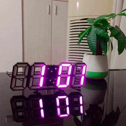 **Glone 3D LED Wall Clock – Modern Aesthetic with Customizable Lighting** 5