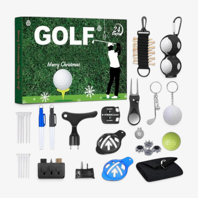 Golf Adventskalender mit 24 Türchen und Überraschungen – Golfenaro