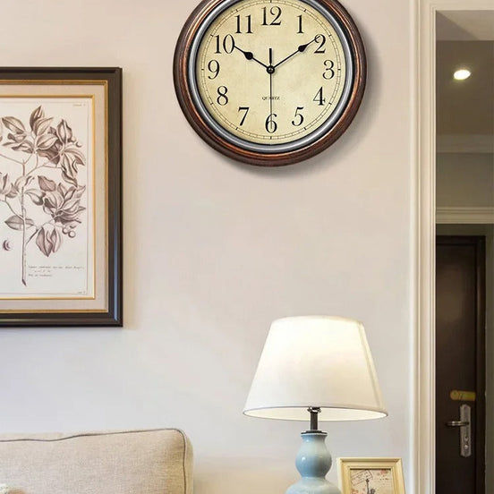 Grandclock klassische Wanduhr – Analoge Uhr mit Holzgehäuse