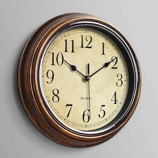 Grandclock klassische Wanduhr – Analoge Uhr mit Holzgehäuse
