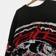 GraphiKnit Sweater – Unisex Strickpullover mit grafischem Design