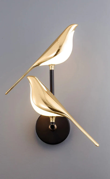 Aviora Wandlampe in Vogelform – LED Wandleuchte mit verstellbarer Lichtausrichtung