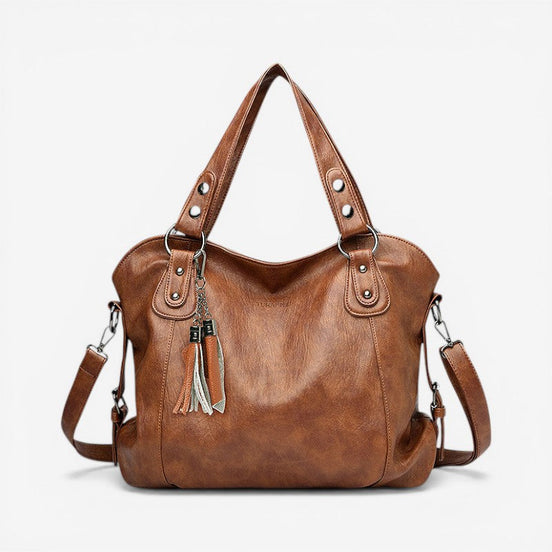 Zenvira Handtasche – Handtasche mit mehreren Reißverschlussfächern und verstellbarem Schulterriemen