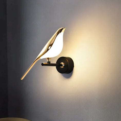 Aviora Wandlampe in Vogelform – LED Wandleuchte mit verstellbarer Lichtausrichtung