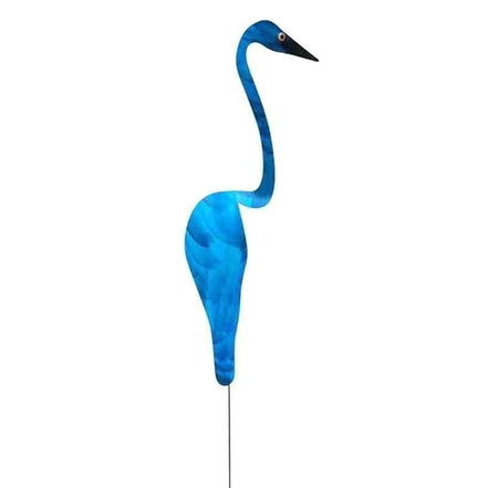 Kinetische Vogelskulptur aus Metall für Garten und Außenbereiche