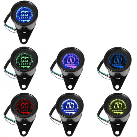 Motorexus Digital Motorrad Tacho LCD 12V