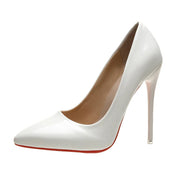Lurevia Damen Pumps mit spitzer Form und 12 cm Absatz