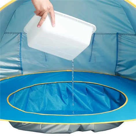 Suniva Faltbares Baby Strandzelt mit Sonnenschutz und integriertem Wasserspielbereich