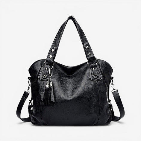 Zenvira Handtasche – Handtasche mit mehreren Reißverschlussfächern und verstellbarem Schulterriemen