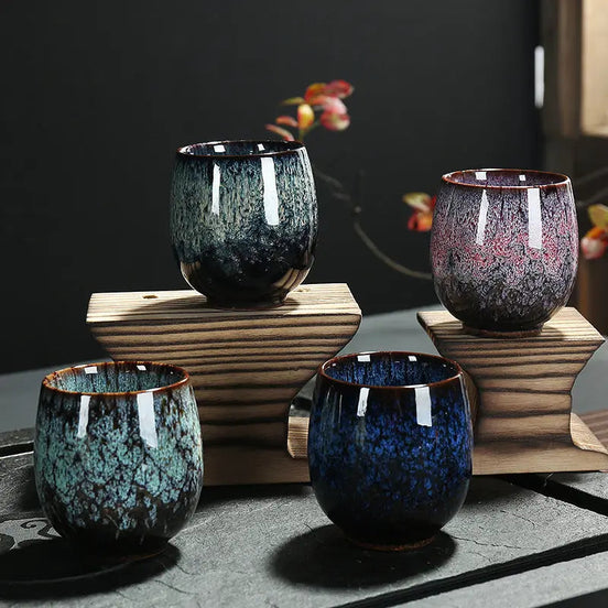 Handgefertigte Teetasse aus Keramik