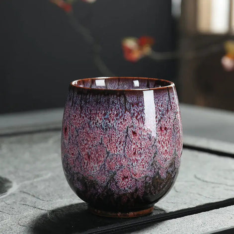 Handgefertigte Teetasse aus Keramik