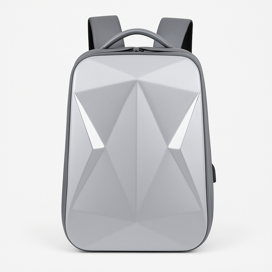 Hartschalen-Rucksack mit USB-Anschluss, 35L und 17,3 Zoll Laptopfach – Nexaro