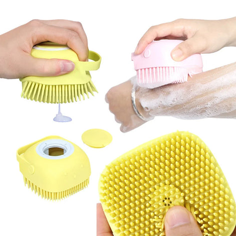 SoftLuma Silicone Bath Brush – Silikon-Duschbürste mit Massage-Struktur