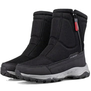 Unisex Winterstiefel mit Plüschfutter und Profilsohle – Alvorn