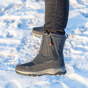 Unisex Winterstiefel mit Plüschfutter und Profilsohle – Alvorn