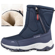 Unisex Winterstiefel mit Plüschfutter und Profilsohle – Alvorn