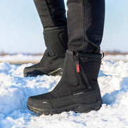 Unisex Winterstiefel mit Plüschfutter und Profilsohle – Alvorn