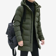 Herren Jacke mit Reverskragen, Knopfverschluss und Pattentaschen Valdreno