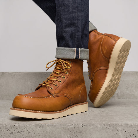 Herren Schnürstiefel mit Profilsohle und Zehendetail Calvero