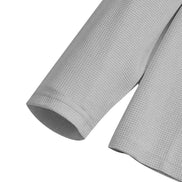 Herren Zweiteiler mit Waffelstruktur, Viertelreißverschluss und Hose – Varellon