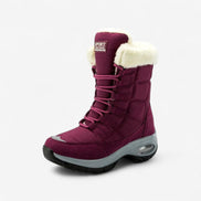 Damen Winterstiefel mit Futter und Schnürung Calverra