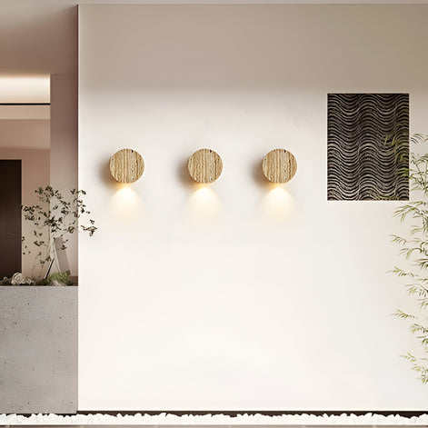 Velmira Wandleuchte mit LED-Beleuchtung – dekorative Innenleuchte im japanisch inspirierten Design