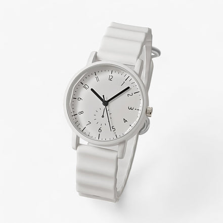 Zirella Damen Armbanduhr mit Silikonarmband und Quarzwerk