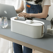 Kabelbox aus Kunststoff für Kabelorganisation