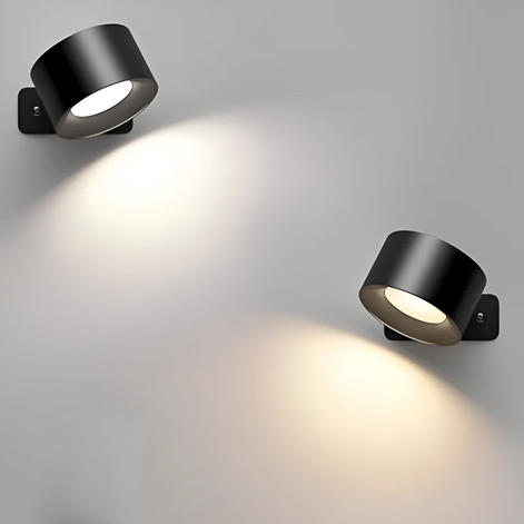 Kabellose LED-Wandleuchte Lunava für flexible Innenbeleuchtung