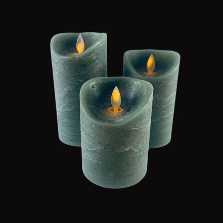 LED-Blockkerze Rustik Paraffin – Gemütliches Licht Für Sichere Nächte 11