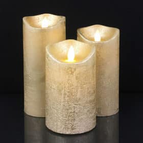 LED-Blockkerze Rustik Paraffin – Gemütliches Licht Für Sichere Nächte 8