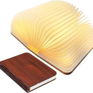 LED-Buchlampe im faltbaren Design für stimmungsvolle Innenbeleuchtung