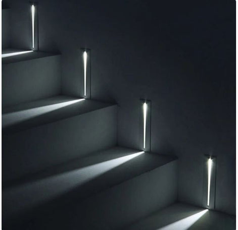 LED-Eckwandeinbauleuchte für moderne Innenräume