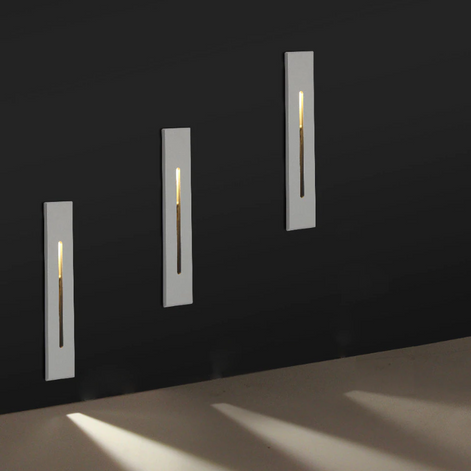 LED-Eckwandeinbauleuchte für moderne Innenräume