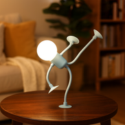 LED-Tischlampe mit flexiblem Design und warmem Licht