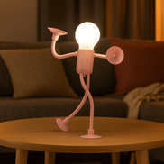 LED-Tischlampe mit flexiblem Design und warmem Licht