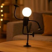 LED-Tischlampe mit flexiblem Design und warmem Licht