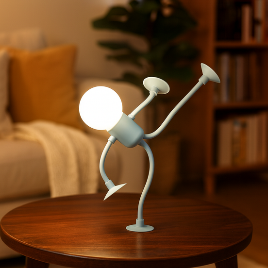 LED-Tischlampe mit flexiblem Design und warmem Licht