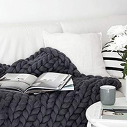 La Maille Majestueuse – Gestrickte Wohndecke für Sofa und Bett
