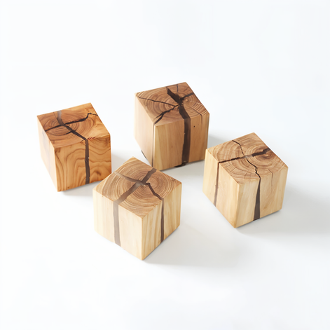 Lignaro Crackle Wandleuchte – Künstlerische Lichtakzente aus Holz
