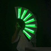 Lumexa Handventilator – faltbarer Ventilator mit LED-Beleuchtung und Batteriebetrieb