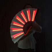 Lumexa Handventilator – faltbarer Ventilator mit LED-Beleuchtung und Batteriebetrieb