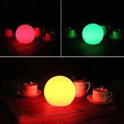 Luminor Kugel-Tischlampe – Tragbare LED-Leuchte mit Farbwechsel