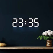 Luminora 3D LED Wanduhr – Dimmbar, modern, mit Fernbedienung
