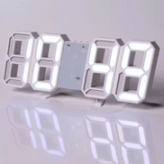 Luminora 3D LED Wanduhr – Dimmbar, modern, mit Fernbedienung