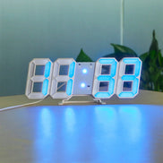 Luminora 3D LED Wanduhr – Dimmbar, modern, mit Fernbedienung